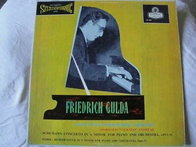 FRIEDRICH GULDA WITH THE VIENNA PHILHARMONIC ORCHESTRA VINYL LP LONDON RECORDS - Image 1 of 3