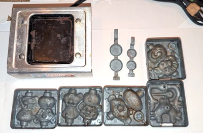 De colección 1965 Creeple Peeple Thingmaker Mattel Creepy Crawlers Funcionamiento Horno Moldes F1 Foto 1 de 4