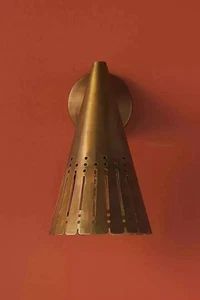Vintage Mid Century Modern Italian Wall Sconce Handmade Pair Design Wall Décor - Picture 1 of 6