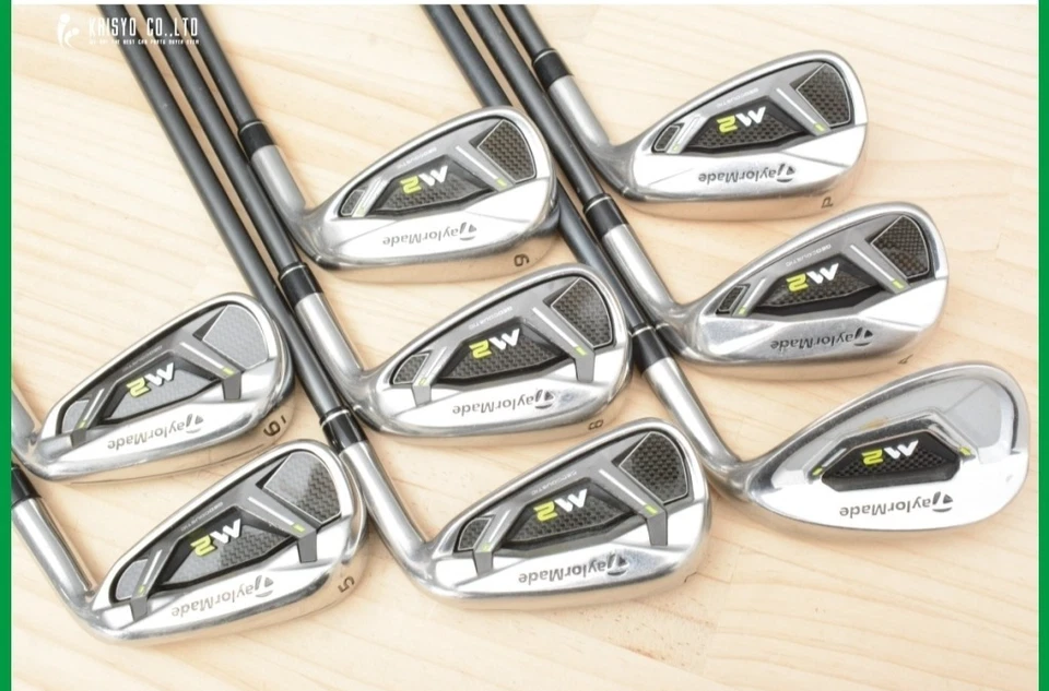 Taylormade M2 2017 Iron Set #5-9,P,A,S (8Clubs) /Flex S Stiff REAX75 - Image 1 of 4