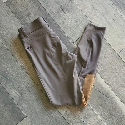 ROMFH Sarafina Euro Seat Reithose Reitsport 26L taupe walnuss Reithose Knie - Bild 1 von 4