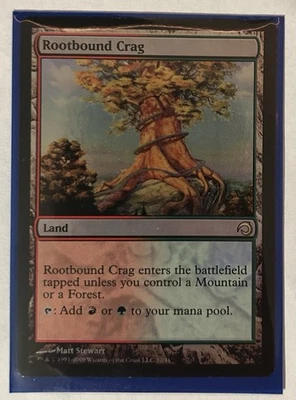 MTG Rootbound Crag — Premium Deck Series: Slivers Foil NM - Image 1 of 2
