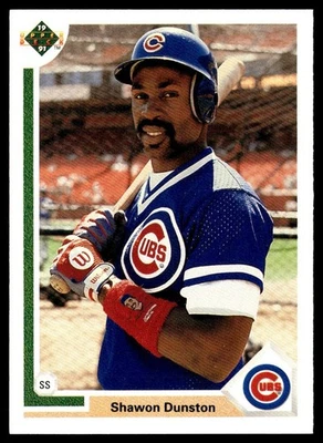 1991 Upper Deck Shawon Dunston Chicago Cubs #111 - Image 1 of 2