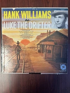 HANK WILLIAMS SR - Luke The Drifter LP Vinyl Record VG - Picture 1 of 2