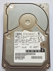 18.2 GB IBM Ultrastar DDYS-T18350/07N3240 10K Ultra3 SCSI 80pin HDD 3.5 " HDD - Picture 1 of 1