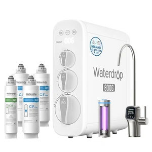 Waterdrop G3P800 Reverse Osmosis System, 800 GPD Fast Flow, Extra 4 filters - Picture 1 of 9