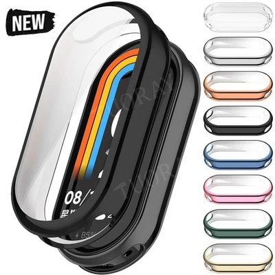 Для Xiaomi Mi Band 8 9 10 NFC/керамический протектор экрана чехол TPU бампер чехол новый - Изображение 1 из 4