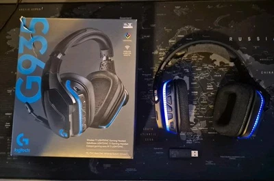 Logitech G935 Kabelloses Gaming-Headset 7.1 Surround - Bild 1 von 4