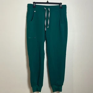 Figs Scrub Zamora Pants Jogger Women's Small Emerald Green Technical Collection - Picture 1 of 5