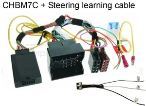 MINI COOPER 2007-14 R56 STEERING WHEEL INTERFACE + LEARNING CABLE AERPRO CHBM7C - Picture 1 of 1