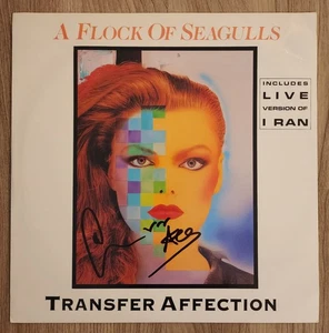 Mike Score Signed A Flock Of Seagulls - Transfer Affection Vinyl Record RAD - Picture 1 of 1