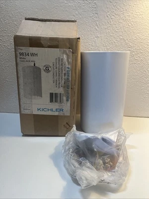 Accesorio de techo interior Kichler 9834WH 1 luz montaje al ras blanco caja abierta sin usar Foto 1 de 4
