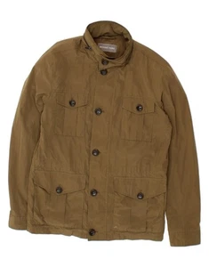 MICHAEL KORS Mens Utility Jacket UK 36 Small Brown Polyester CQ48 - Picture 1 of 4