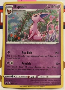 Espeon SWSH174 SWSH: Sword & Shield Promo Cards Holo - Picture 1 of 2