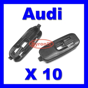 AUDI A3 S3 LOWER DOOR PROTECTION STRIP MOULDING TRIM CLIPS BLACK PLASTIC - Picture 1 of 2