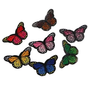 T-shirt Butterfly Heat Transfer Sticker Iron On Patche Clothes Patch Applique - Picture 1 of 19