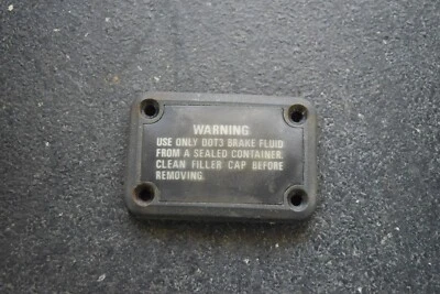 HONDA CM400T CM400A CX500C CB650C FRONT BRAKE MASTER CYLINDER OIL CUP CAP COVER - Image 1 of 4