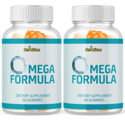 Fórmula Omega - Soporte para corazón y cerebro - 2 botellas - 120 gomitas Foto 1 de 4