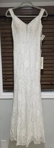 NEW Eureka Los Angeles XS Sweet 16 / 15 Quinceanera Dress Ball Gowns White Laced - Picture 1 of 9