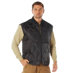 Rothco Quilted Woobie Tactical Vest – Coyote Brown Military Utility Gear - Picture 1 of 5
