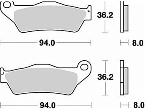 PASTIGLIE FRENO  BRAKING SINTERIZZATE 746CM46 - Imagen 1 de 1