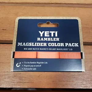 Yeti Rambler MagSlider Lids 3 Pack Coral Sold Out New Limited Edition - Picture 1 of 2