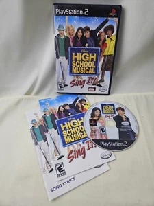 High School Musical Sing It Sony PlayStation 2 CIB Complete Tested PS2 Game  - Picture 1 of 9