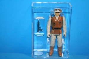 VINTAGE STAR WARS AFA BEWERTET HOTH REBEL SOLDAT 80+ NM 80 HK FIGUREN WAFFE LEBENSLAUF - Bild 1 von 9