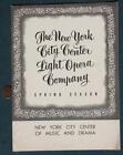 1954 New York City Center of Music & Drama Carrousel Theatre programme VINTAGE-------