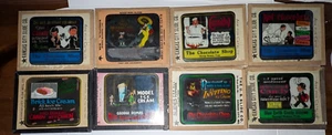 Antique Magic Lantern Advertising Slides The Chocolate Shop Blue Earth, Minn. - Picture 1 of 10