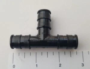 100 Pcs. 1/2" Pex A Tee, Poly Alloy Expansion Tee, Plastic Tee, 201-5-1=100 - Picture 1 of 1