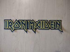 IRON MAIDEN,SEW ON GOLDEN, EMBROIDERED LARGE BACK PATCH