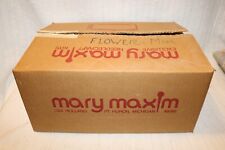 New ListingVintage Mary Maxim Latch Hook Rug Kit #16623 Painted Daises 30" x 60" with Box