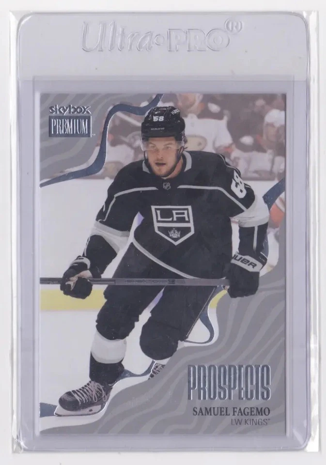 2022-23 NHL METAL UNIVERSE PREMIUM PROSPECTS INSERT SAMUEL FAGEMO #PP-23 KINGS - Image 1 of 2