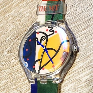 Metropolitan Museum of Art Leger Cubist Watch 38mm Clear Resin Case - Picture 1 of 5