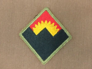 WW2 U.S. ARMY ANTI AIRCRAFT COMMAND, WESTERN PATCH ORIGINAL  NO UV GLOW    C - Picture 1 of 2