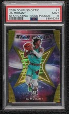 2020-21 Donruss Optic Star Gazing Gold Pulsar Prizm 8/10 Ja Morant #1 PSA 9 MINT