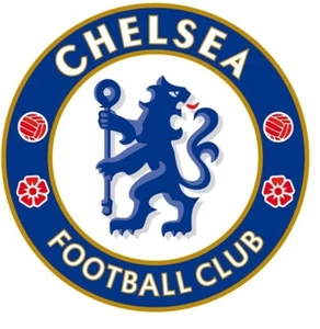 SMALL FC CHELSEA LONDON FOOTBALL CLUB STICKER DECAL BUMPER STICKER ROUND 3.5 - Picture 1 of 5