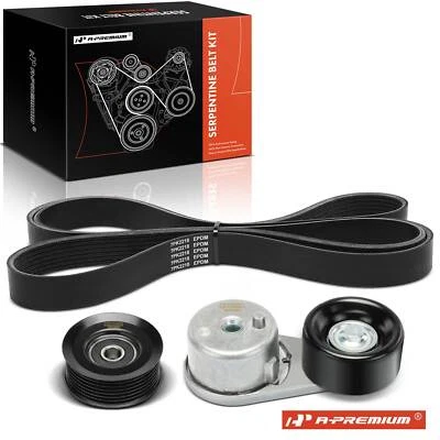 Kit de componentes de transmisión por correa serpentina A-Premium 3x para Nissan Pathfinder 2009-2012 Foto 1 de 4