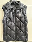 Ladies Moncler Black Quilted Gilet Size 3 New