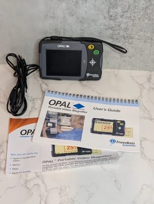 Opal Freedom Scientific Handheld Portable Video Magnifier Untested - Image 1 of 4
