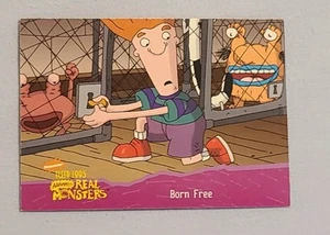 Fleer AAAHH 1995!! Real Monsters #51 - Born Free - Carta Nickelodeon - Foto 1 di 2