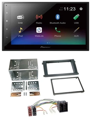 Pioneer USB Bluetooth DAB 2DIN MP3 Autoradio für Porsche Cayenne 2002-2007 - Bild 1 von 4