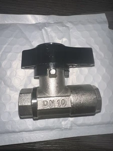 Válvula de bola de latón chapado premium DN10 3/8" hecha en ITALIA - Imagen 1 de 10