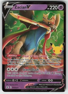 Zacian V Ultra Raro Celebraciones 016/025 Casi Nuevo - Imagen 1 de 2