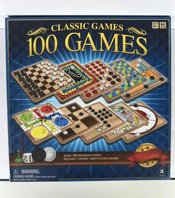 Ambassador Classic Games 100-in-1 Chess Checkers Ludo Snakes & Ladders Set - Image 1 of 4