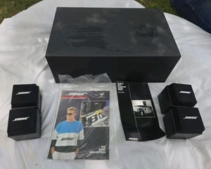 BOSE Acoustimass System AM-5 Low Profile Subwoofer & Cube Speakers Untested - Picture 1 of 14