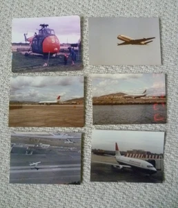 Job Lot 5 x 1980s Vintage Random Aeroplane Photos - LOOK! - Picture 1 of 7
