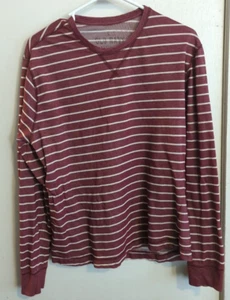 Camisa manga larga L Old azul marino rojo y blanco a rayas - Imagen 1 de 6