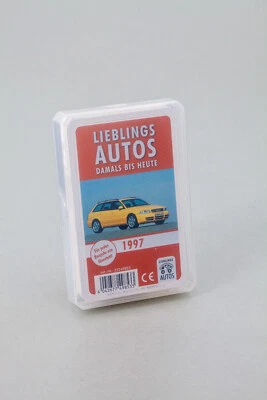 LIEBLINGS AUTOS Auto Quartett 1997 Baujahr Geburtsjahr 28. Geburtstag Geschenk Spielkarten Neu
